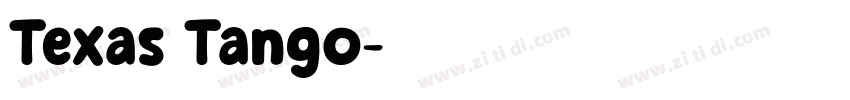 Texas Tango字体转换